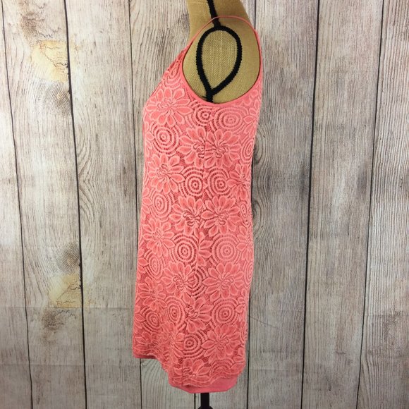 SOLD Lily Rose Lace Overlay Sleeveless Dress Sz S - Picture 3 of 8